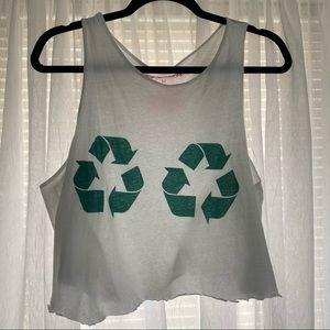 Graphic crop top